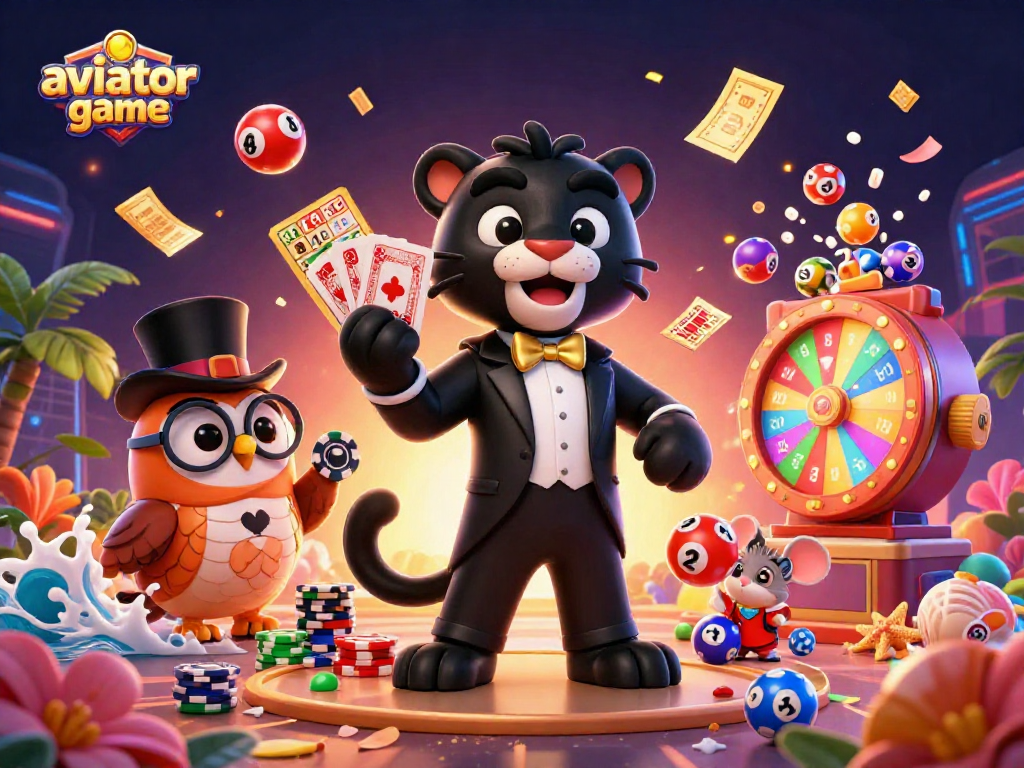 Engage with the aviator game surrounded by dynamic casino elements, showcasing thrilling gameplay action.
