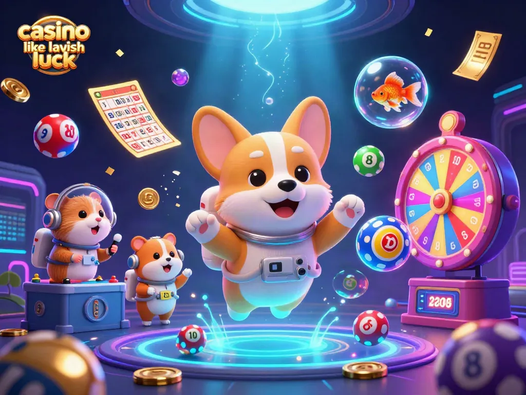 Experience thrilling gameplay with this lively casino like lavish luck illustration featuring dynamic elements.