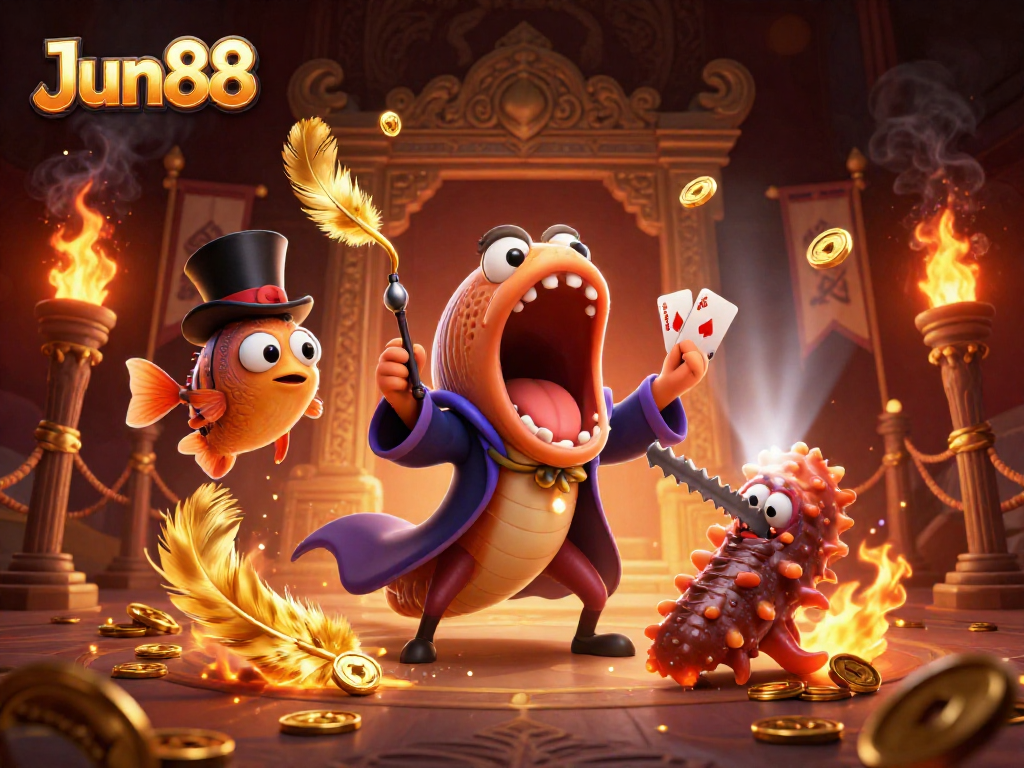 Experience the enchanting casino magic at Jun88, featuring vibrant characters and rich gaming elements.