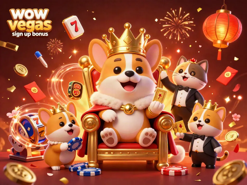 Spin and win with the wow vegas sign up bonus for a royal gaming experience!