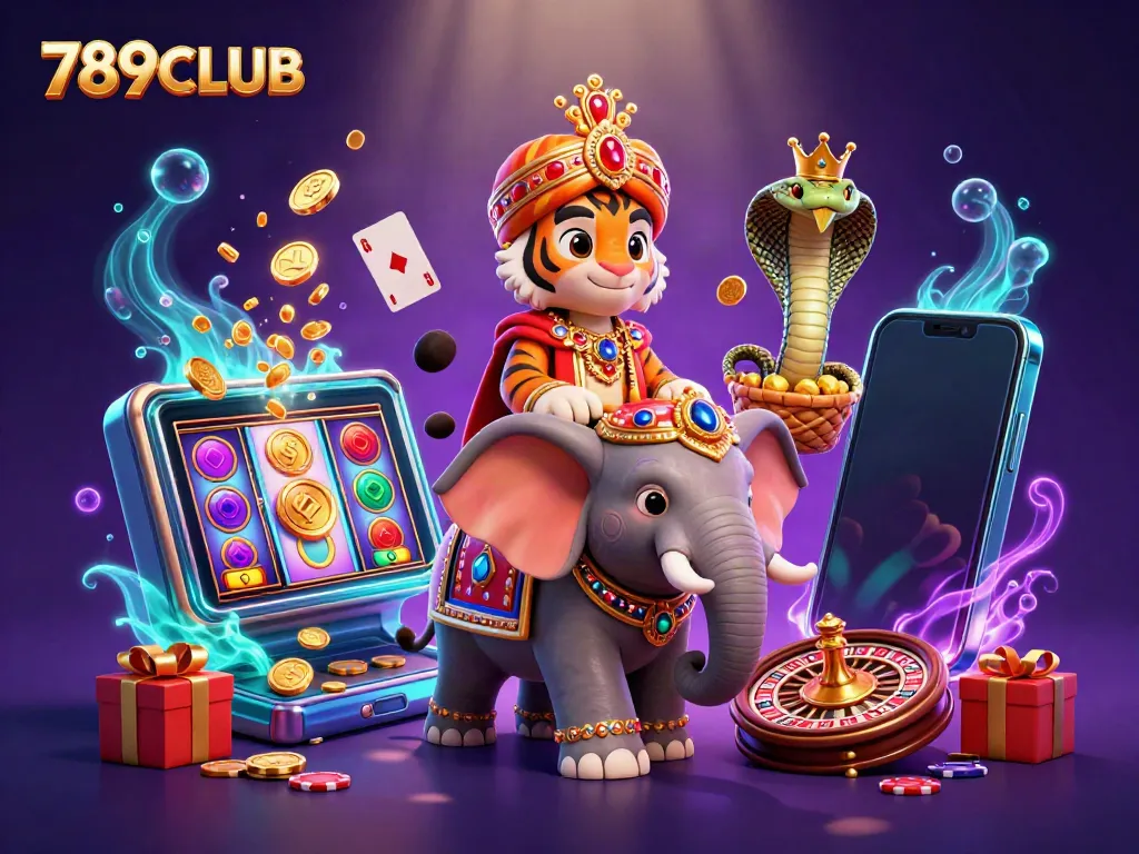 Experience exciting gameplay at 789CLUB with vibrant 3D casino characters and games.