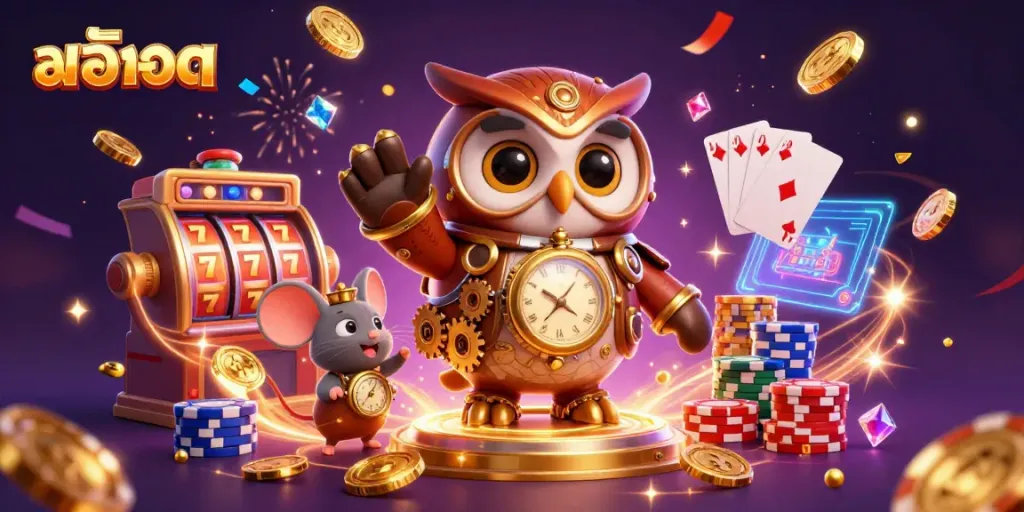 เล่นเกมสล็อต สล็อตในบรรยากาศคาสิโนสุดตื่นเต้นที่มีการแสดงผลพิเศษ