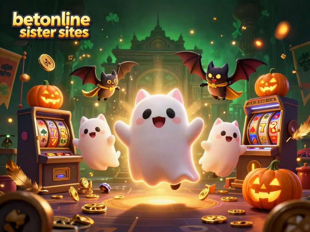 Engage with betonline sister sites as a ghost cat explores a haunted casino adventure.