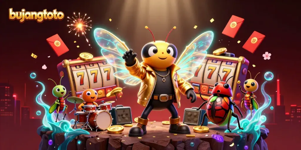 Engage with the exciting bujangtoto slot experience featuring animated characters and vibrant elements.