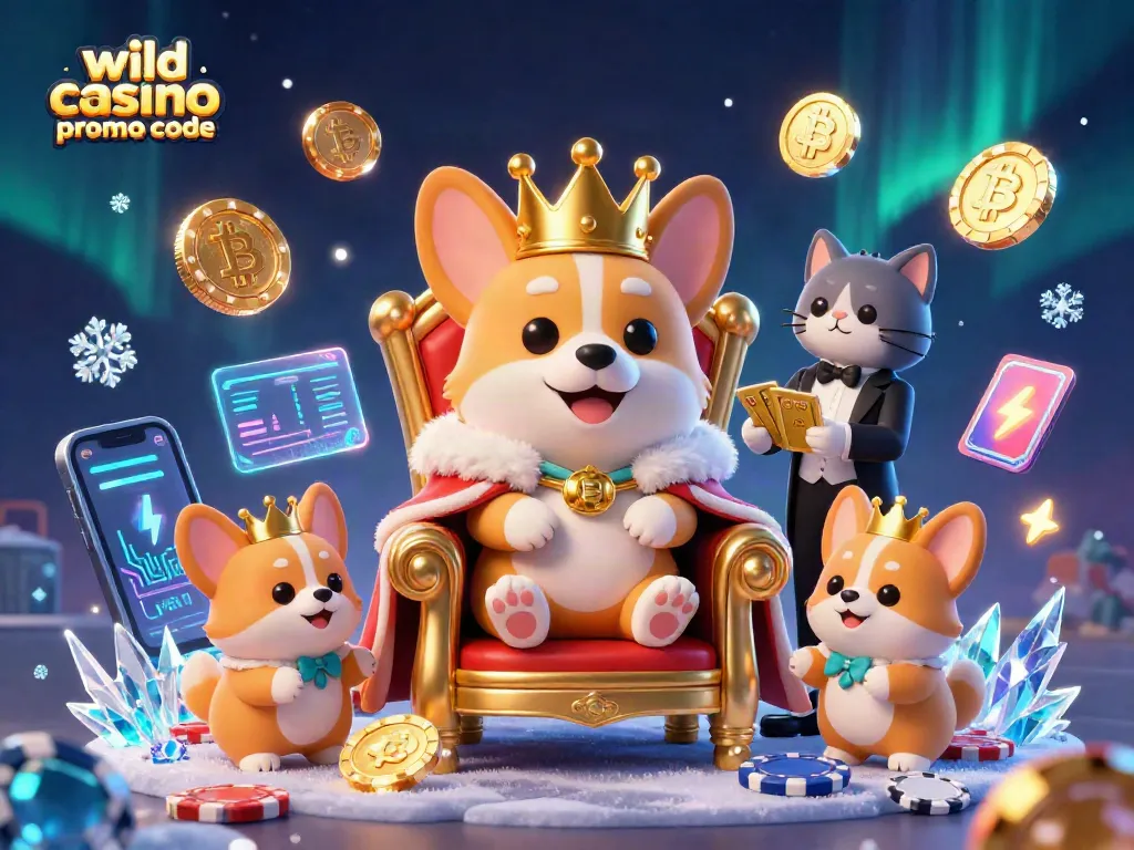 Harness the wild casino promo code for exclusive bonuses with a regal corgi and crypto excitement!